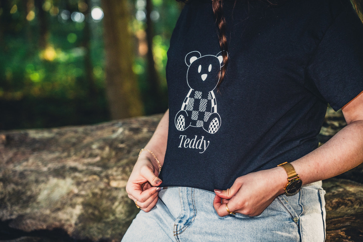 Teddy tee (black)